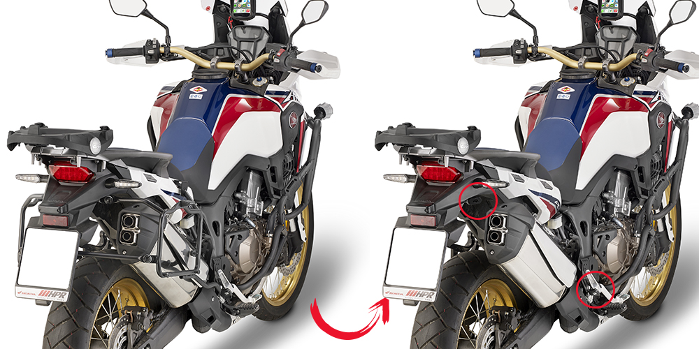 Portamaletas lateral para Honda CRF1000L Africa Twin (y.o.16-17) Givi