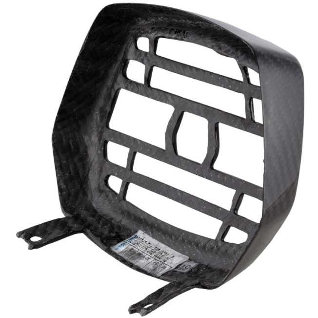 Anillo de luz con rejilla para Vespa Sprint 50-150cc 2T/4T ('13-'18), Carbono
