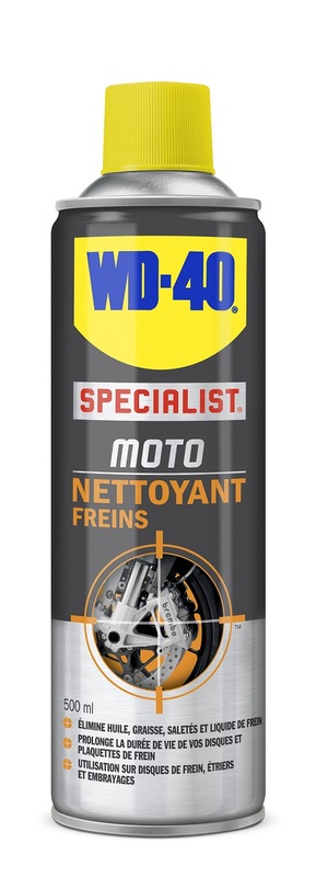 WD-40 Especialista® Limpiador de frenos para motos - Spray 500ml