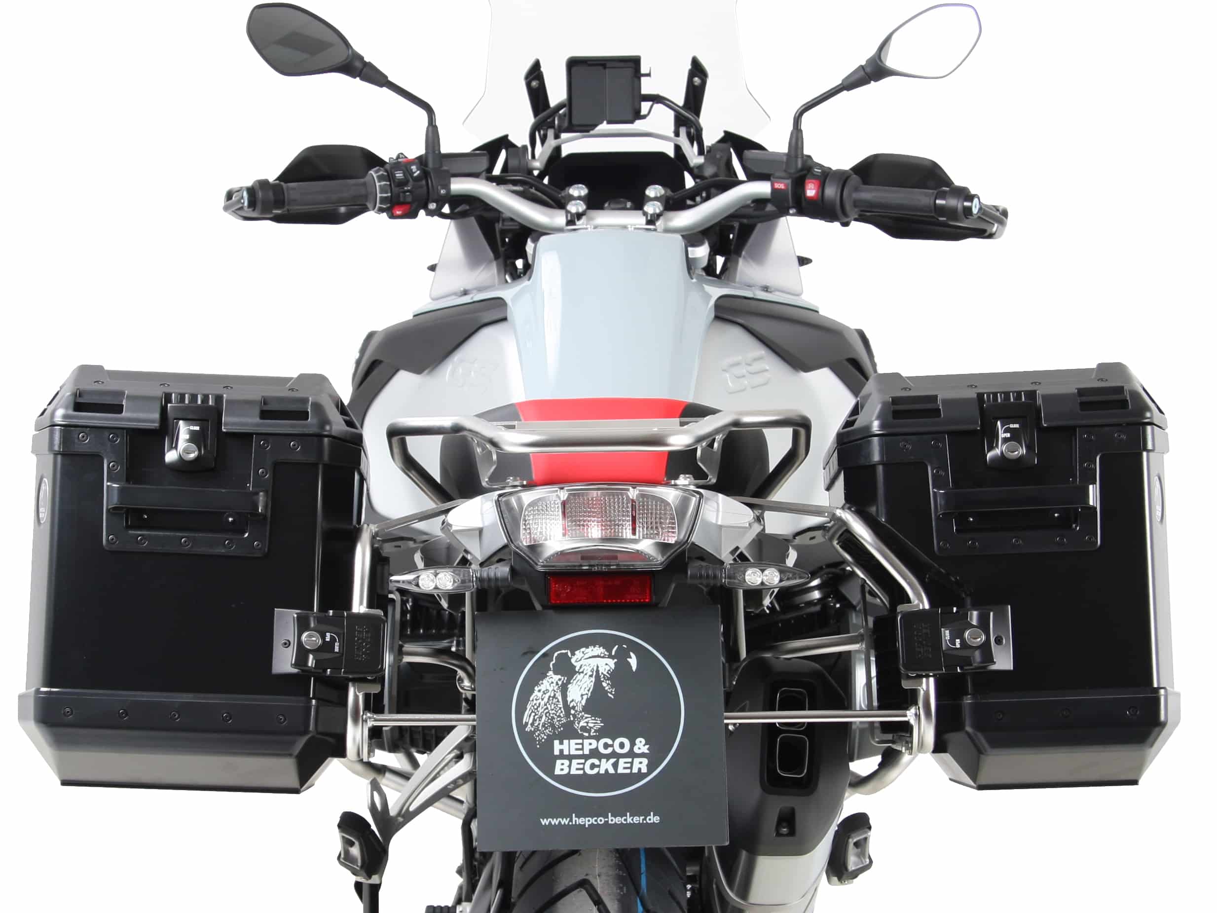 Juego portaequipajes Portaequipajes Cutout incl. juego portaequipajes Xplorer Cutout negro para BMW R 1250 GS Adventure