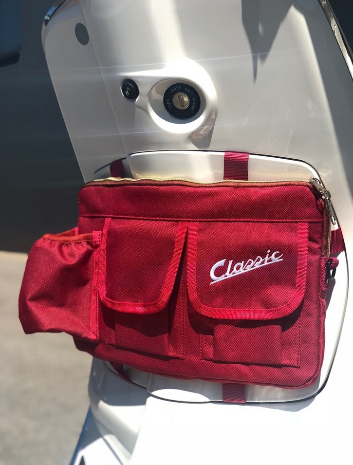 Bolsa "Classic" para maletero/guante Vespa - rojo, nylon