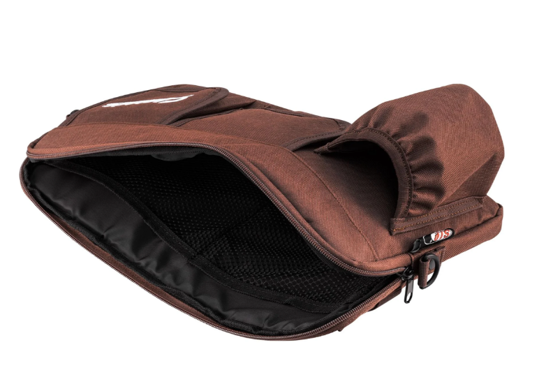 Bolsa "Classic" para maletero/guantera Vespa, nailon, marrón tabaco
