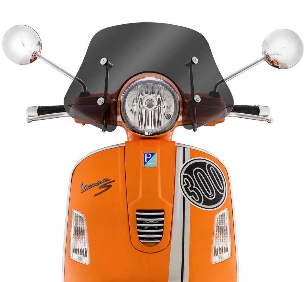 Flyscreen Piccolo para Vespa GTS/GTS Super/GT/GT L 125-300cc, tintado