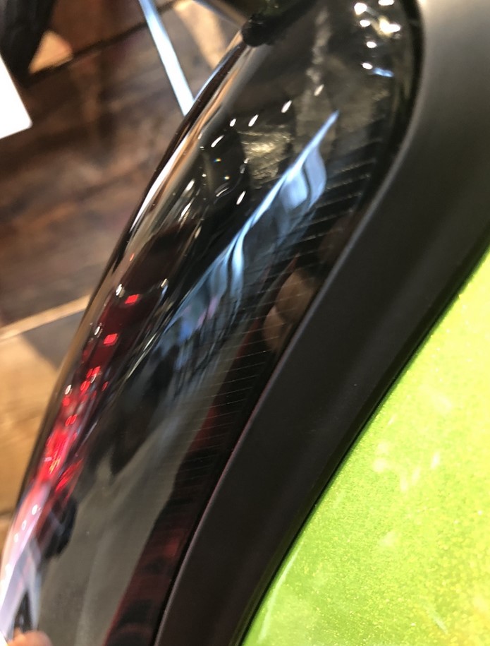 Conversión de faro trasero para Vespa GTS/GTS Super/GTV 125-300cc ('14-'18), negro mate