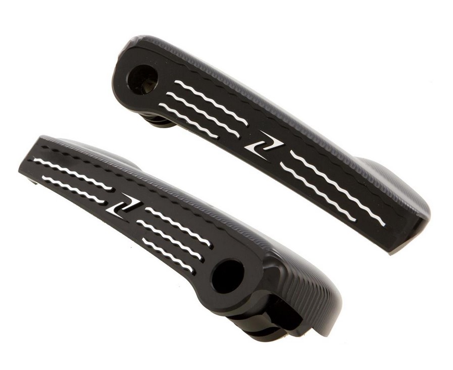 Estribos, derecho e izquierdo para Vespa GTS/GTS Super/GTV/GT 60/GT/GT L 125-300cc, negro
