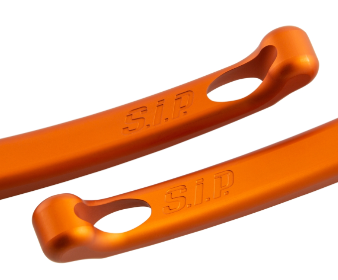 Juego de palanca deportiva de freno izquierda/derecha para Vespa LX/LXV/S/Primavera/Sprint 50-150ccm, naranja mate