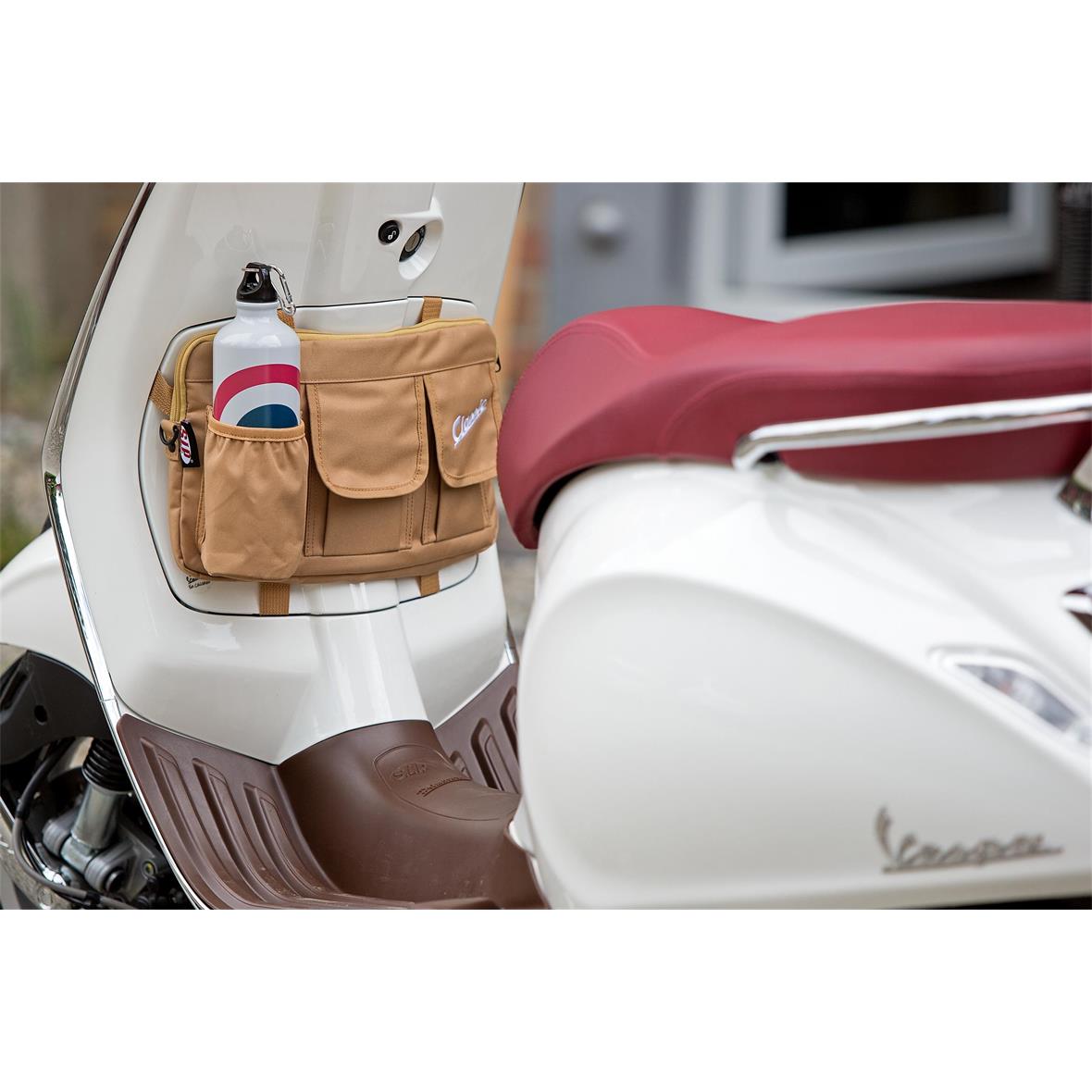 Bolsa "Classic" para maletero/guante Vespa - marrón