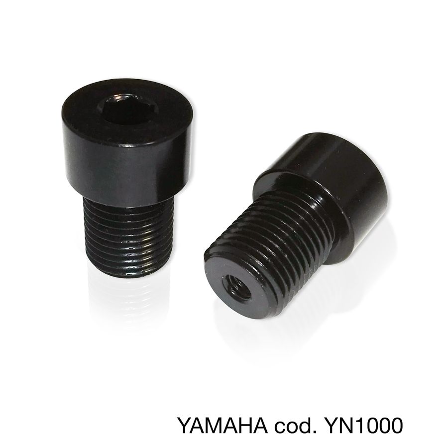 Adaptador de extremo de manillar Barracuda para protectores de maneta y espejos de extremo de manillar para Yamaha Naked Bikes