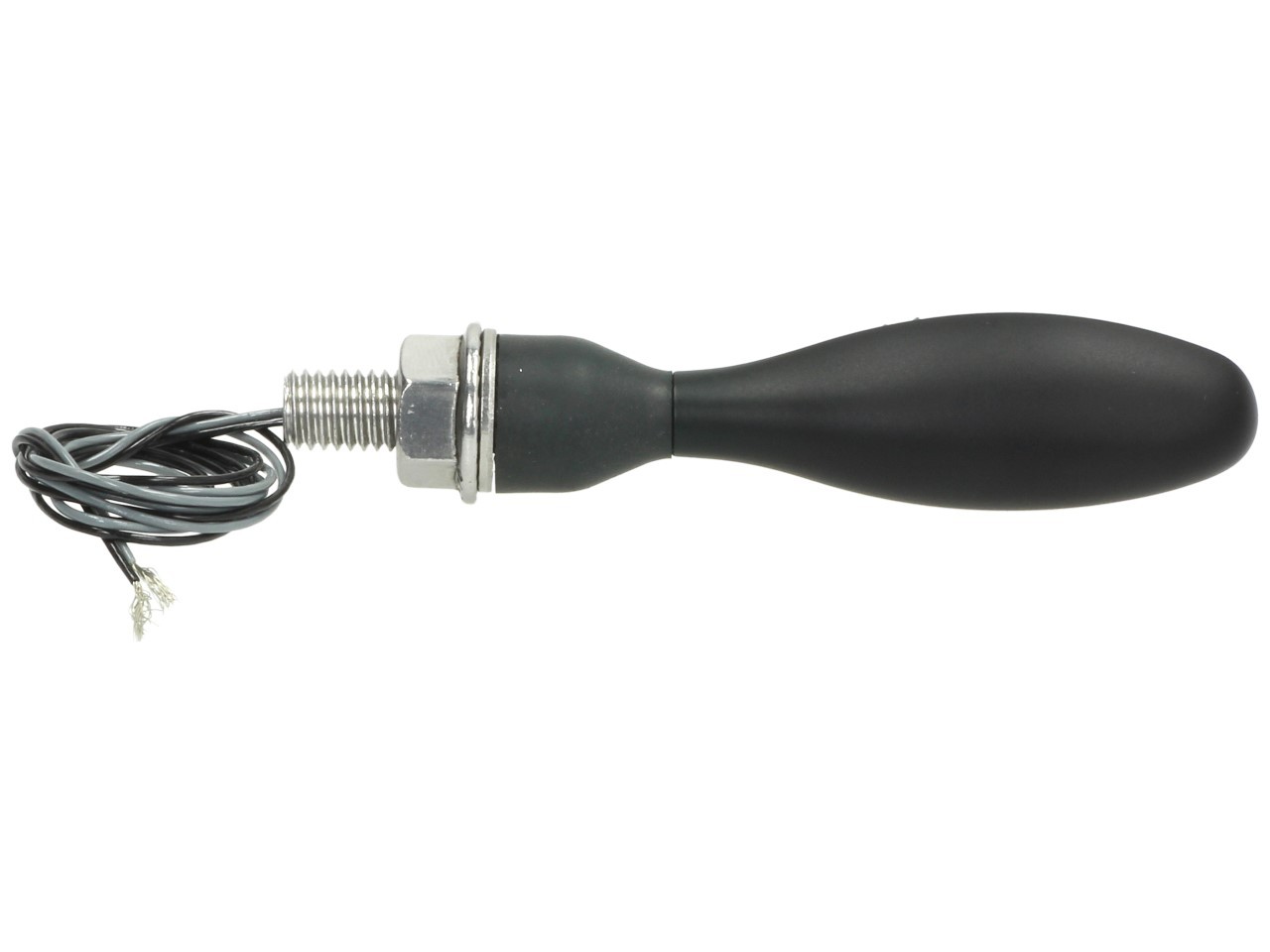 Indicador Kellermann, Micro 1000 LED Dark, acero, LED, V/H, L/R, 12 V, negro satinado, M8x20