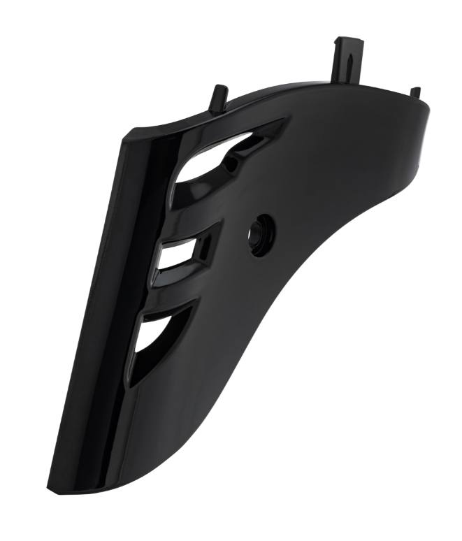 Carenado de horquilla para Vespa Primavera/Sprint/Elettrica 50-150cc, negro brillante