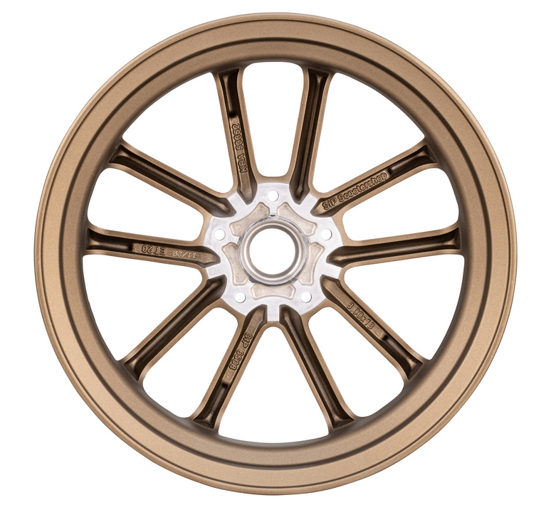 Llanta delantera/trasera 13" para Vespa GTS/GTS Super/GTV/GT 60/GT/GT L 125-300ccm, bronce mate