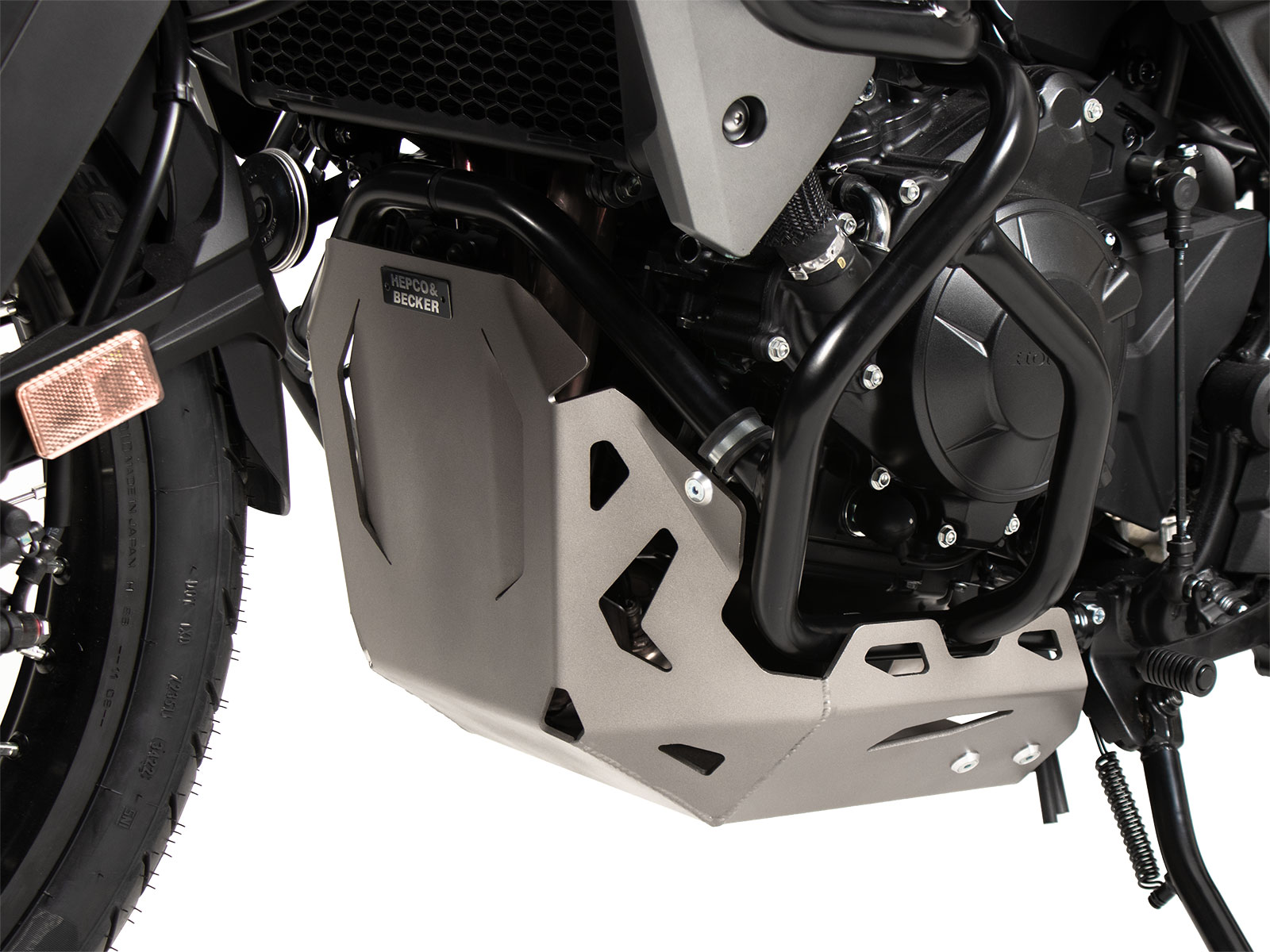 Placa de protección del motor plateada para Honda XL 750 Transalp (23-) Hepco & Becker
