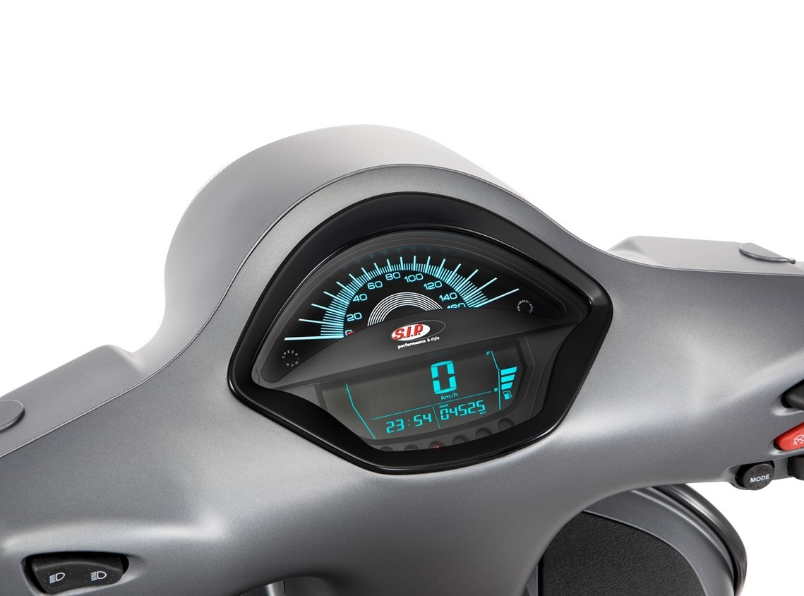 Cuentavueltas/cuentakilómetros para Vespa GTS/GTS Super 300cc FL ('14-), negro