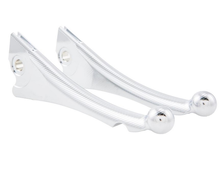 Juego de manetas de freno ZELIONI Shorty 3D para Vespa, derecha e izquierda, cromadas