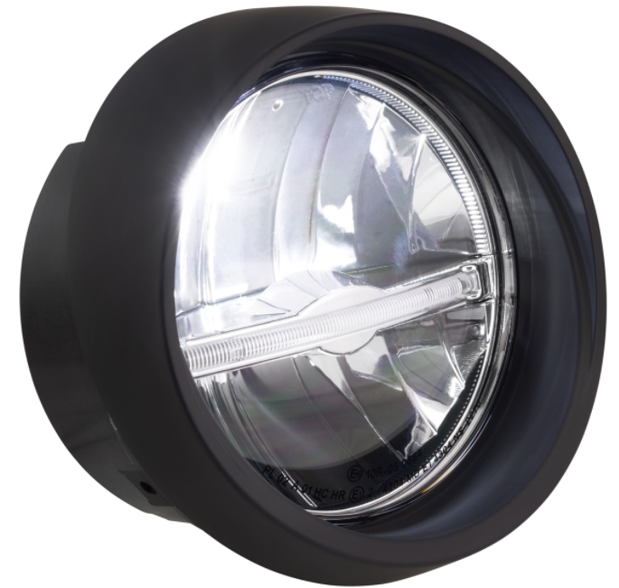 Faro LED para Vespa Primavera 50-150cc 2T/4T (-'18), negro mate