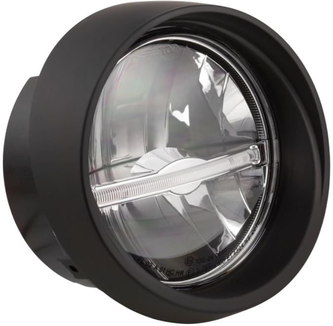 Faro LED para Vespa Primavera 50-150cc 2T/4T (-'18), negro mate