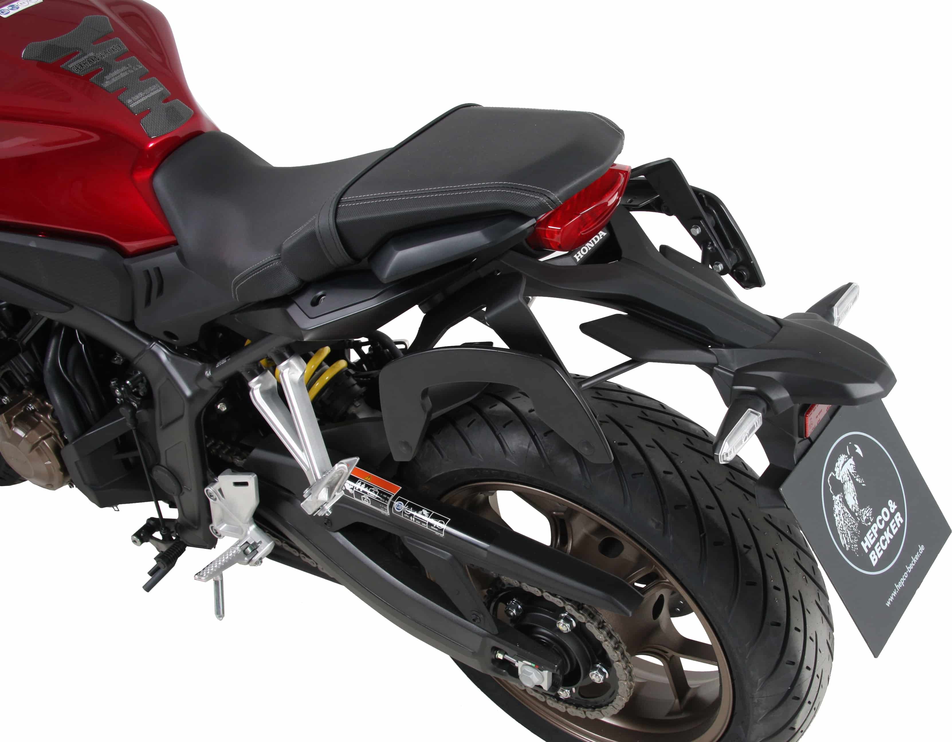 Soporte lateral C-Bow negro para Honda CBR 650 R (19-20) Hepco & Becker