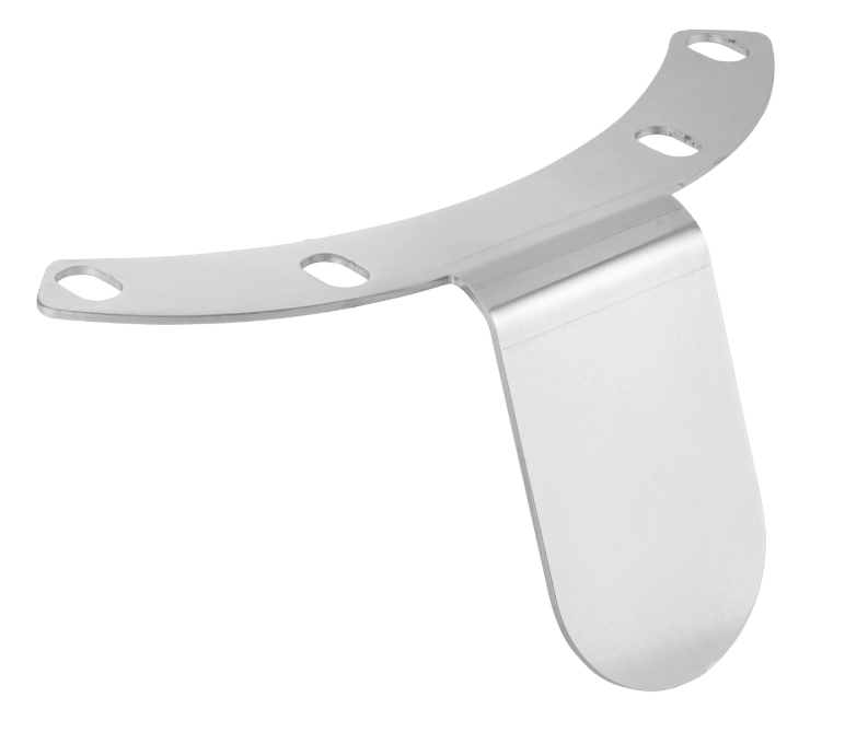 Soporte Pickerl para etiqueta de inspección austriaca para Primavera/Sprint 50-150ccm, acero inoxidable pulido