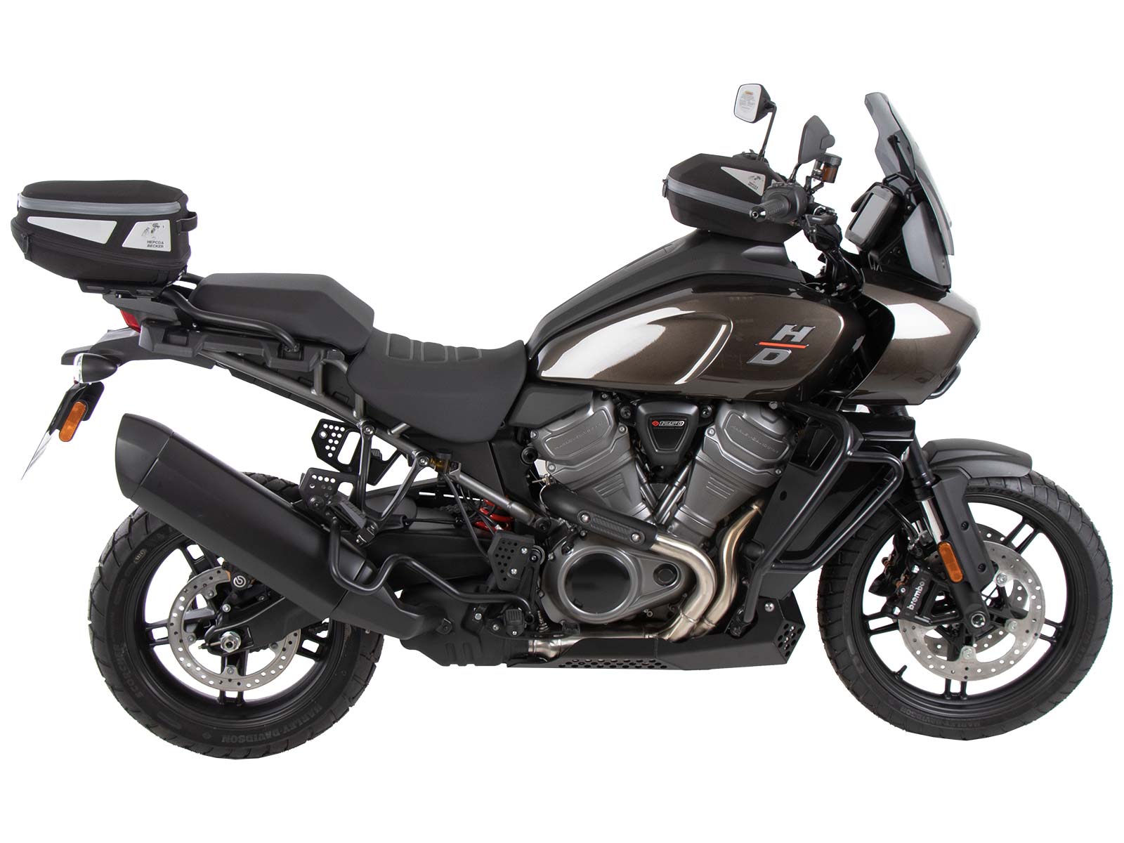 Anilla básica del depósito incl. unidad de cierre de la bolsa del depósito para Harley Davidson Pan America (21-)