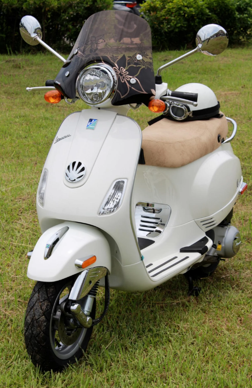 Bocina de inserción Cascade para Vespa LX/LXV 50-150cc, cromada