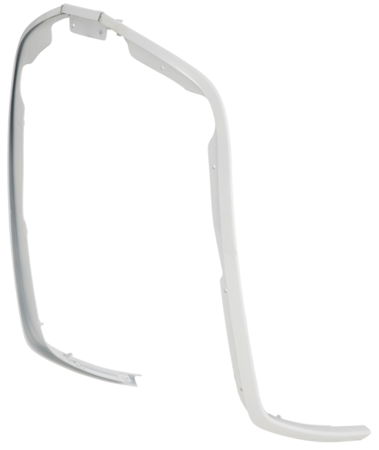 Protector de pierna de tubo de ranura mono blanco para Vespa Primavera/Sprint 50-150ccm