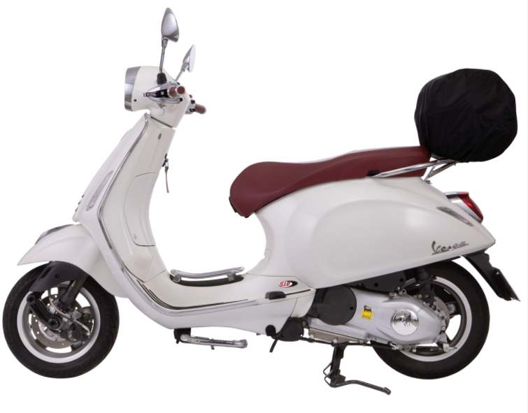Portaequipajes clásico para Vespa, marrón oscuro