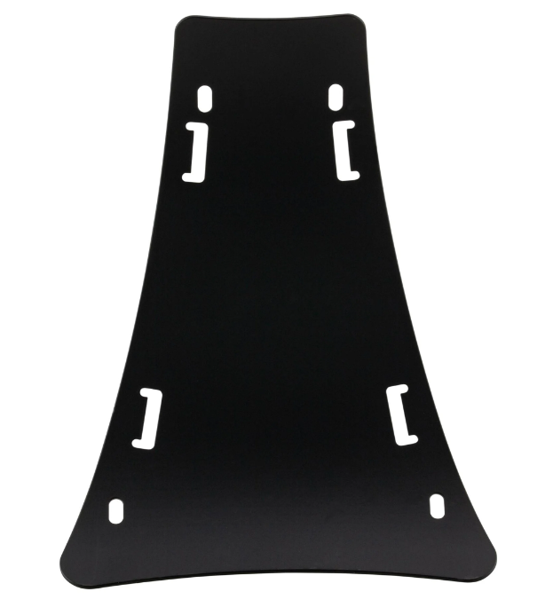 Portaequipajes escalonado Reposapiés 2.0 para Vespa GTS/GTS Super/GTV/GT, negro mate