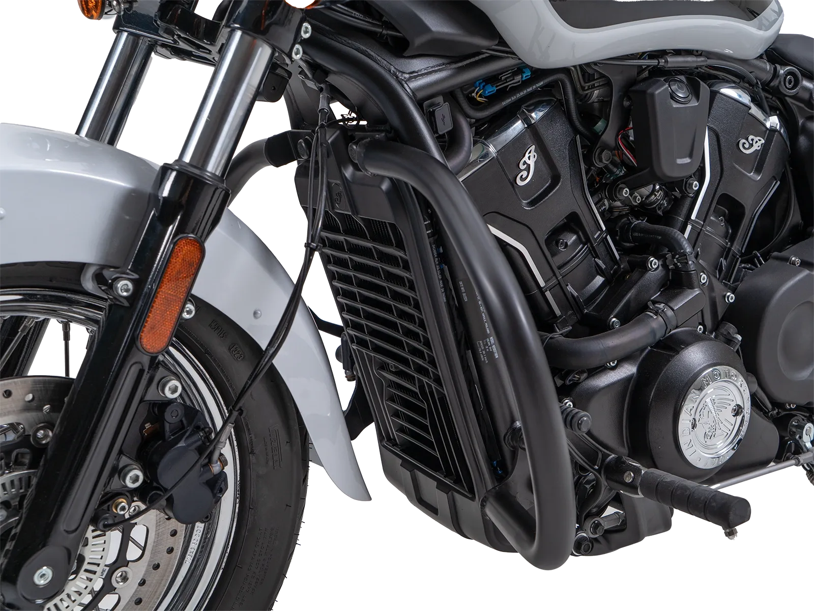 Protector de motor negro para Indian Scout Classic 1250 (25-) Hepco & Becker