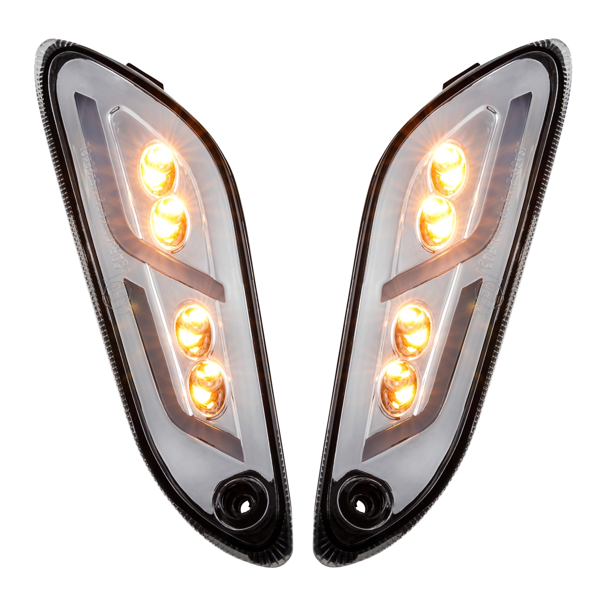 Kit de indicador trasero izquierdo / derecho LED claro para Vespa Primavera / Sprint 125-150cc SIP Style