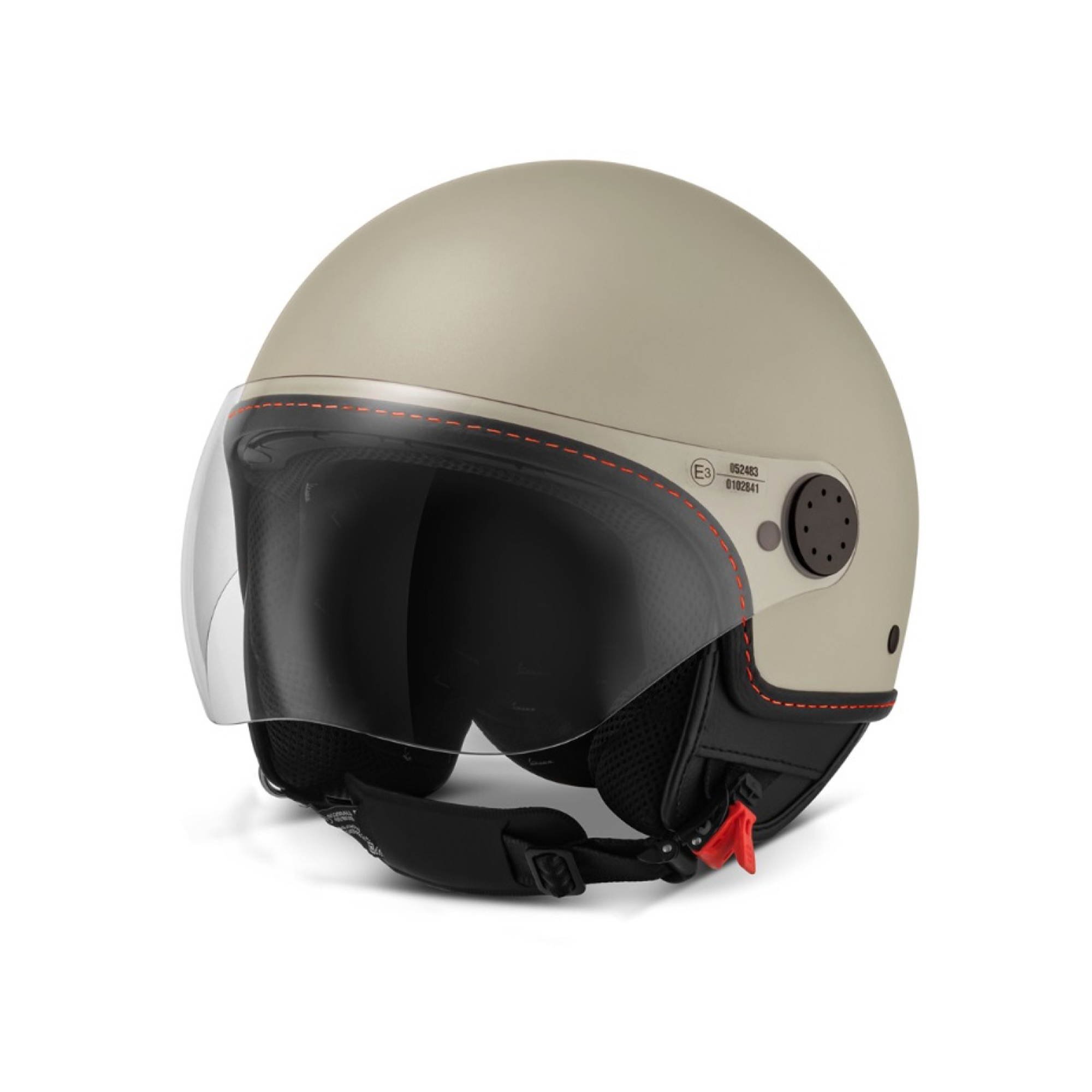 Casco Vespa jet Visera 4.0 beige mate - S