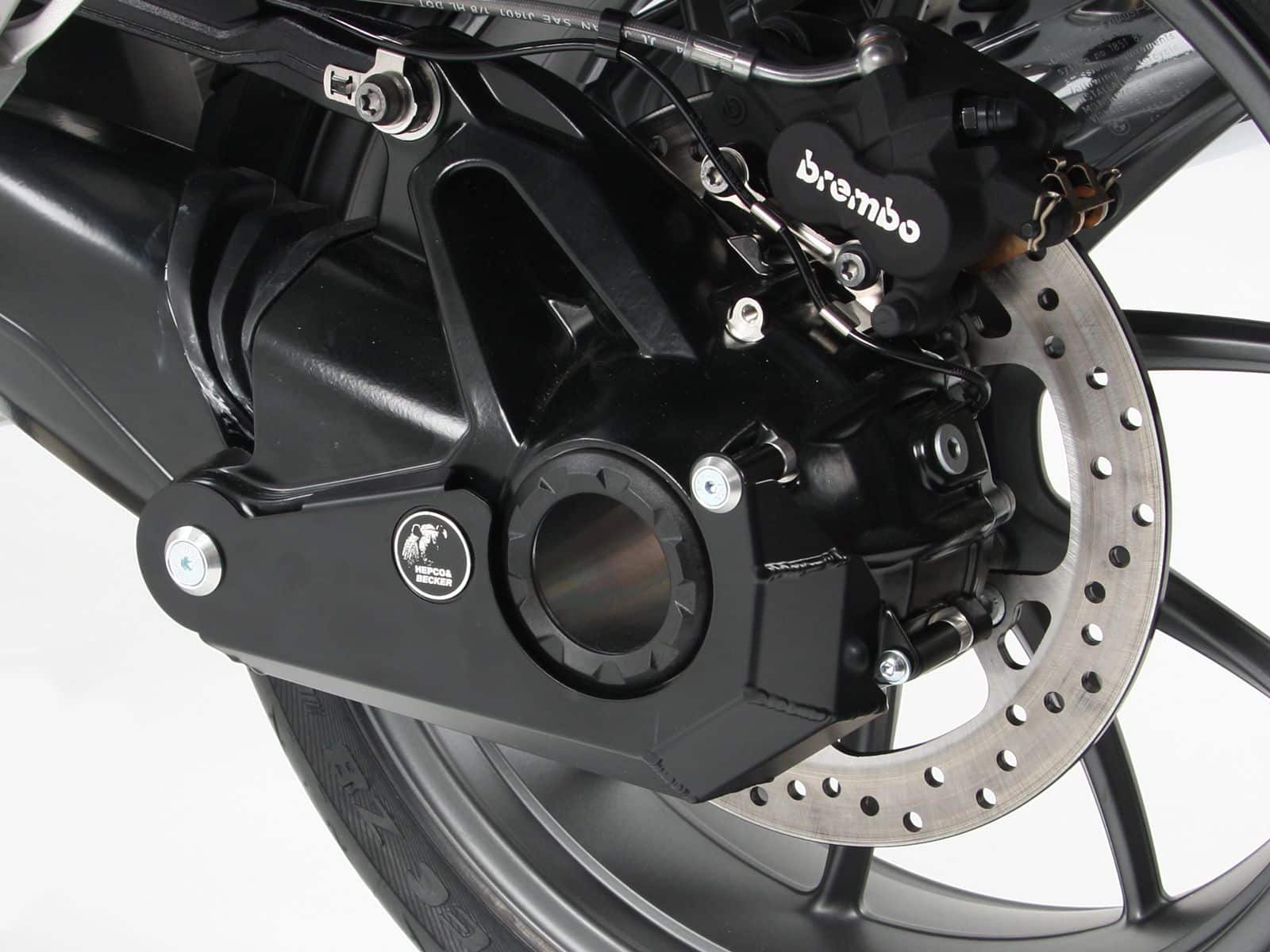 Protector de cardán negro para BMW R 1200 RC LC (15-18) Hepco & Becker