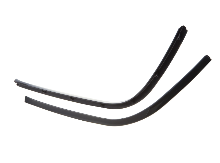 Protector de piernas y pata de cabra mono ranura para Elettrica/Primavera/Sprint 50-150ccm, negro brillante