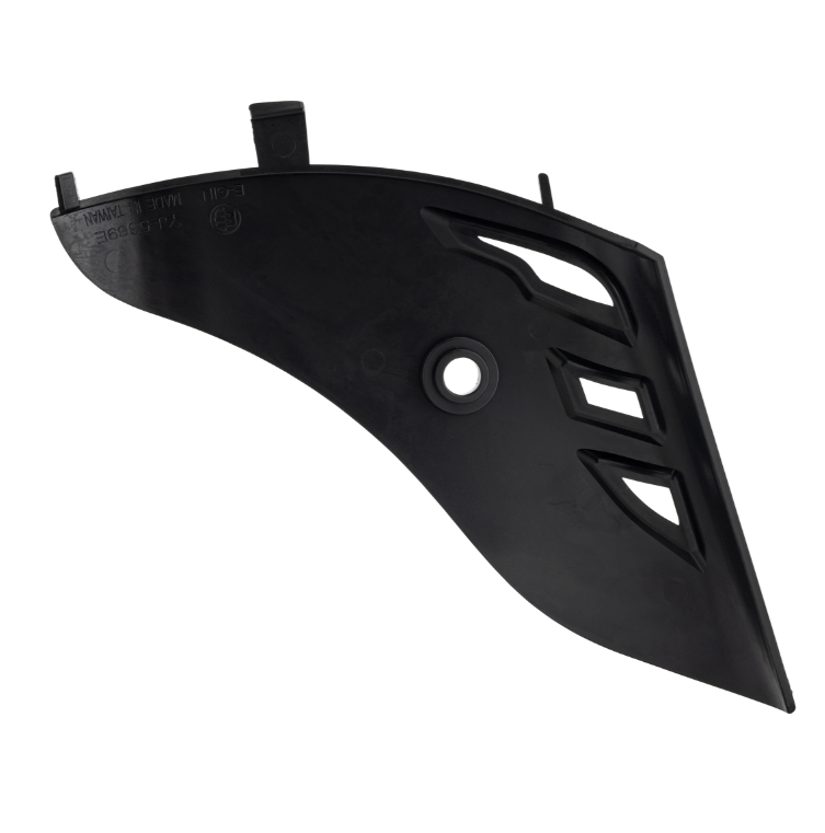 Carenado de horquilla para Vespa Primavera/Sprint/Elettrica 50-150cc, negro brillante