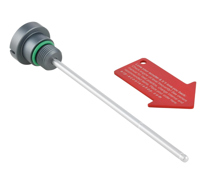 Tapón de llenado de aceite de motor para Vespa LX/S 3V es decir 125-150ccm 4T AC, gris mate