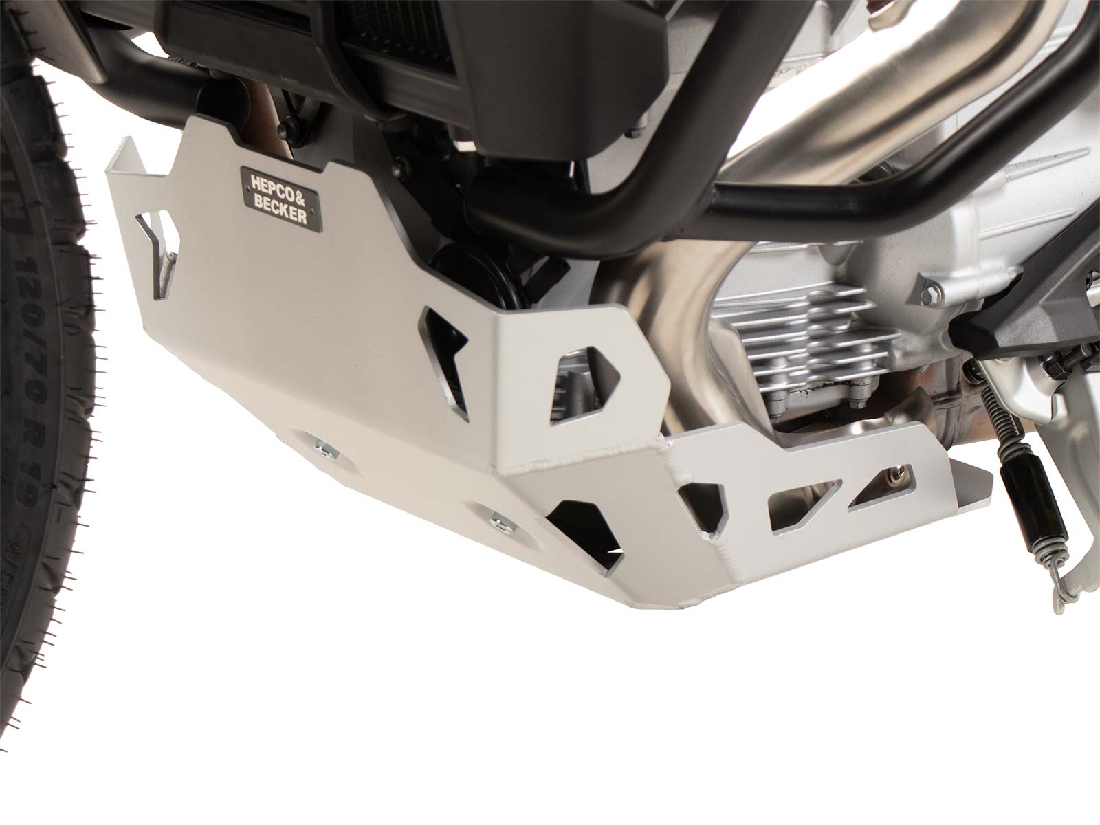 Placa de protección del motor de aluminio para Moto Guzzi Stelvio (24-) Hepco & Becker