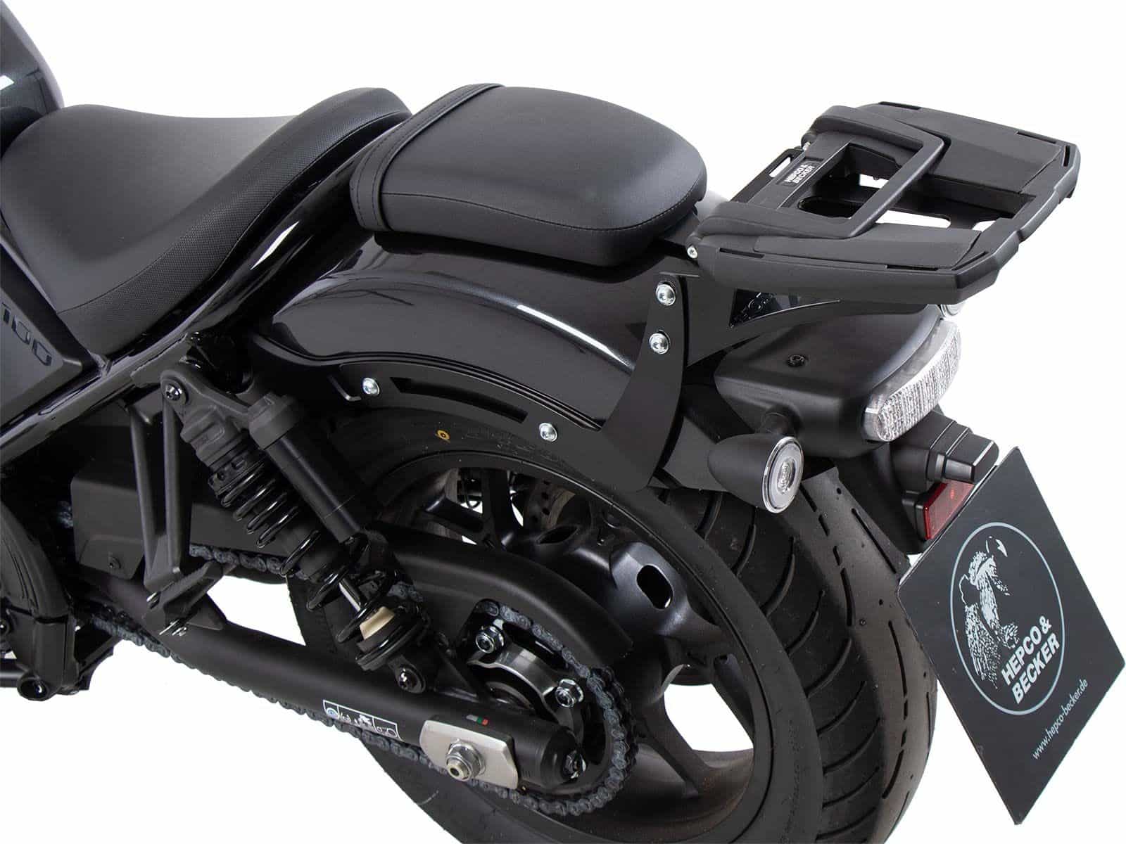 Portamaletas Easyrack negro para Honda CMX 1100 Rebel /DCT (21-24) Hepco & Becker