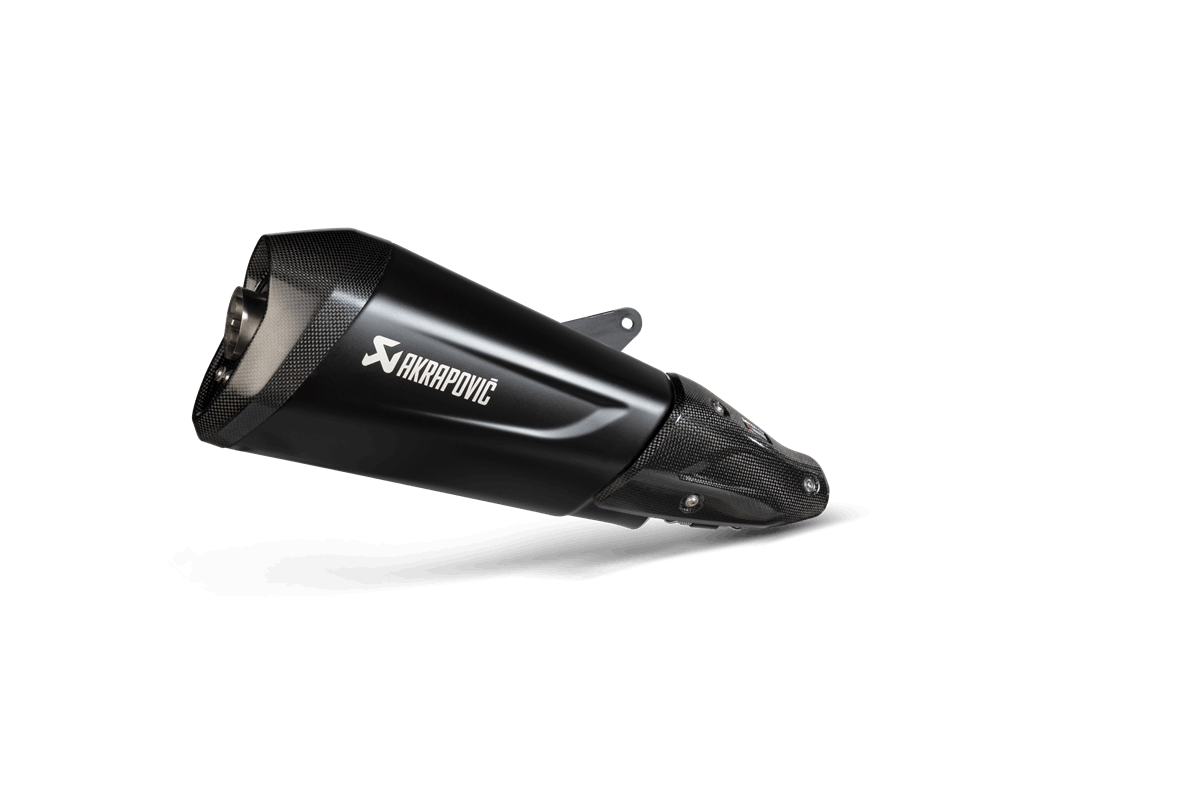 Escape deportivo Akrapovic Slip-On negro para Vespa GTS/GTS Super/GTV 300cc HPE (`20-) Euro 5