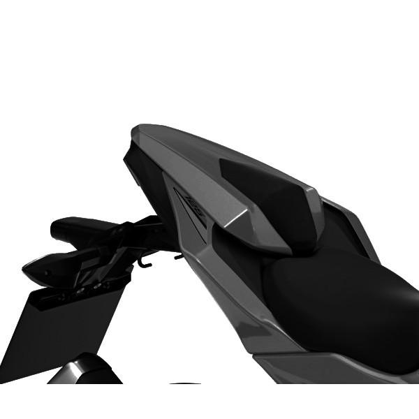 Funda asiento pasajero "660 Metallic Spark Black" para Kawasaki Ninja /Z 125