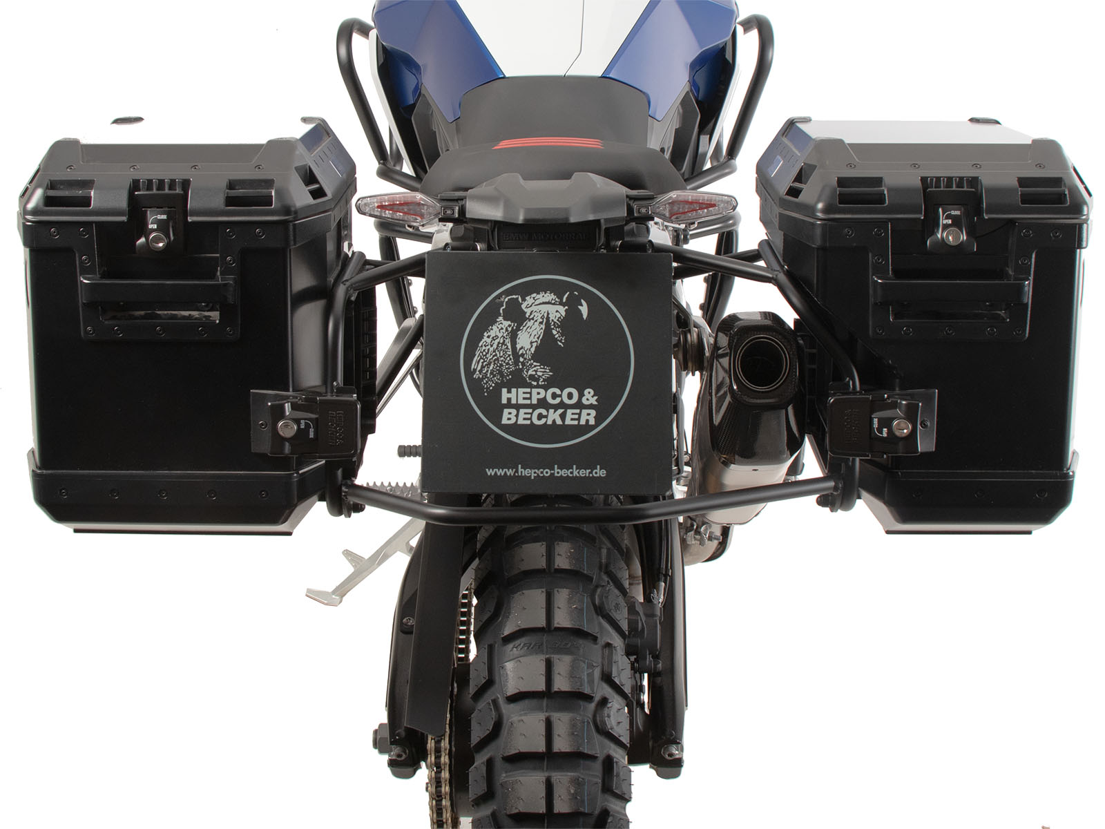 Juego de maletas laterales negras para BMW F 900 GS (24-) Hepco & Becker