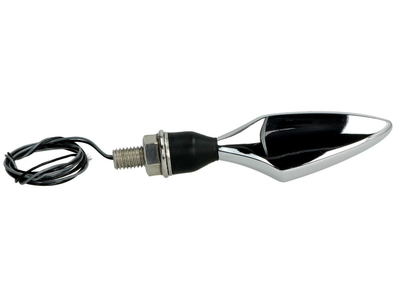 Indicador Kellermann, Rhombus Extreme, acero, LED, VR/HL, 12 V, cromo brillante, M8x20, homologado E