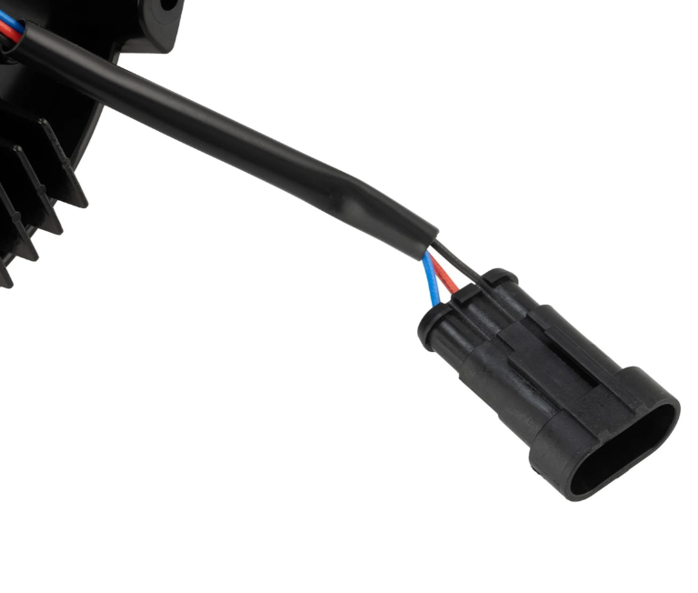 Faro delantero ZELIONI Black Edition LED para Vespa GTS/GTS Super HPE 125-300 (19-22), negro/cromo