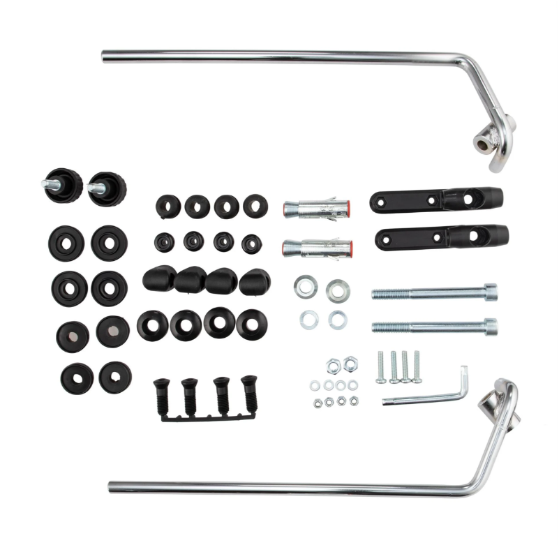 Material de montaje parabrisas FACO "Twin-Screen" para Vespa Sprint 50-125ccm 2T/4T