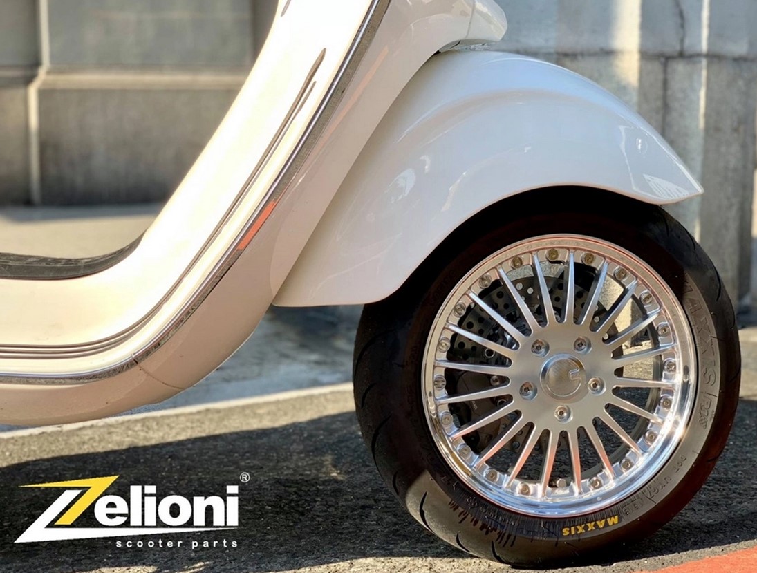 Llanta Sport Classic delantera/trasera para Vespa GTS/GTS Super/GTV/GT/946 125-300ccm, plata