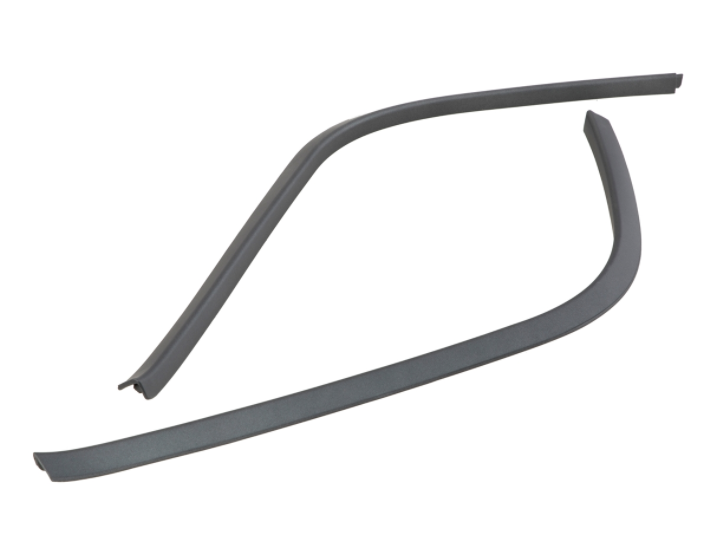 Estribo de tubo mono ranura gris mate para Vespa Primavera/Sprint 50-150ccm