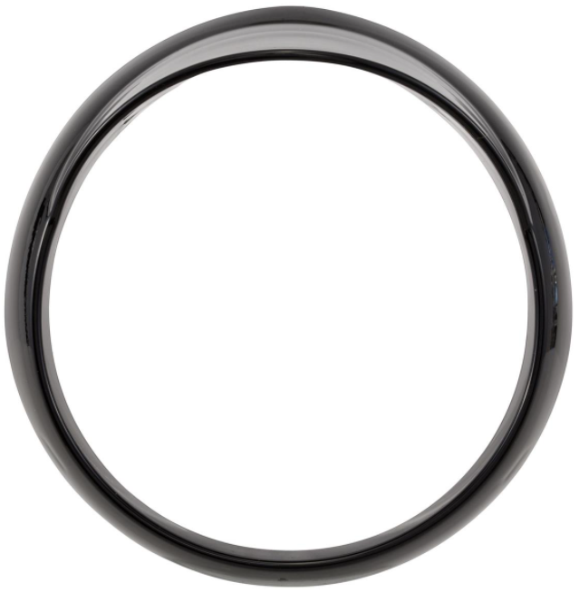 Anillo de lámpara para Vespa Primavera 50-150cc 2T/4T, negro brillante