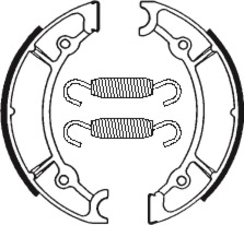 Zapatas de freno orgánicas Tecnium Street - BA113
