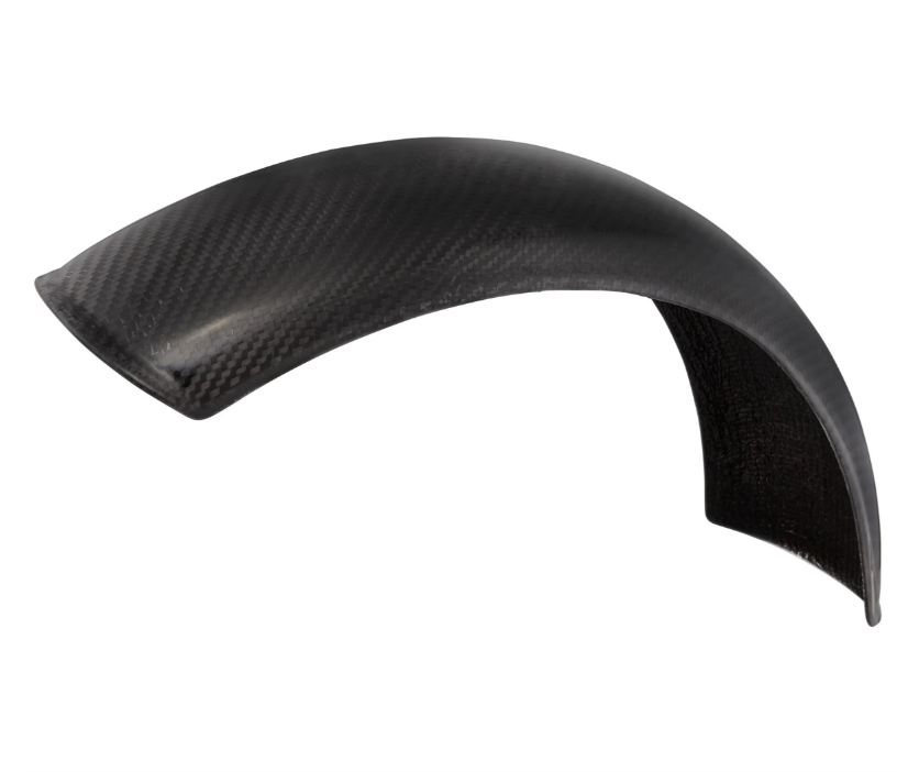 Guardabarros Garelli EVO II sin soporte, universal para Vespa PX 80-200ccm, carbono transparente