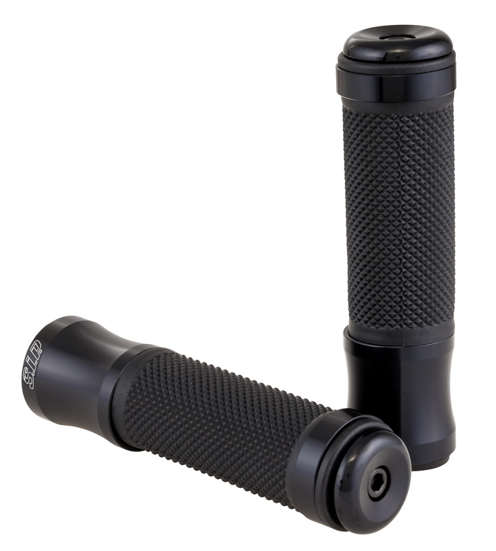 Puños Ø 24/24 mm, L 125 mm para Vespa PX 125-200ccm, negro brillante