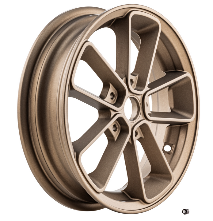Llanta delantera/trasera 12" para Vespa GTS/GTS Super/GTV/GT 60/GT/GT L 125-300ccm, bronce mate