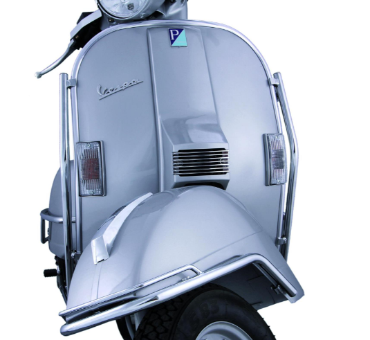 Guardabarros delantero Traveller para Vespa PX 80-200cc, cromado